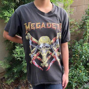 Megadeth Thrash Metal Black T-shirt